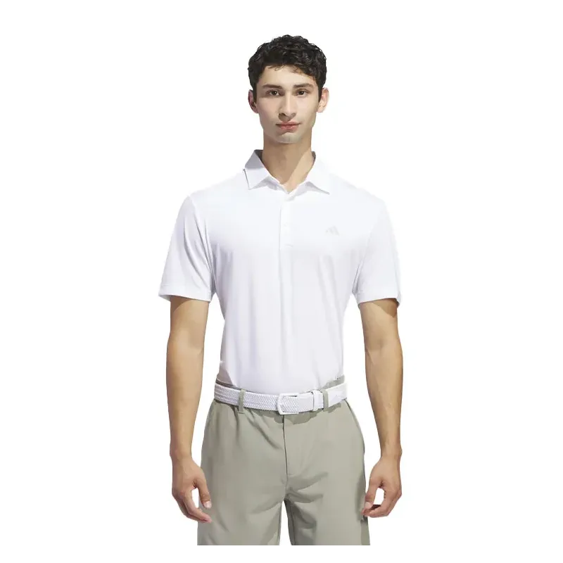 Adidas - Polo Ultimate 365 Solid MC Blanc Porté Face - Golf Plus Adidas - Polo Ultimate 365 Solid MC Blanc Porté Face - Golf Plus