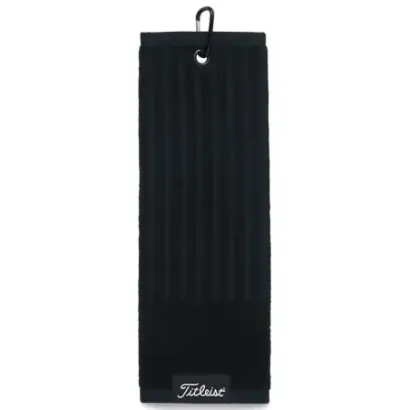 Titleist Serviette Trifold Cart Noir Golf Plus