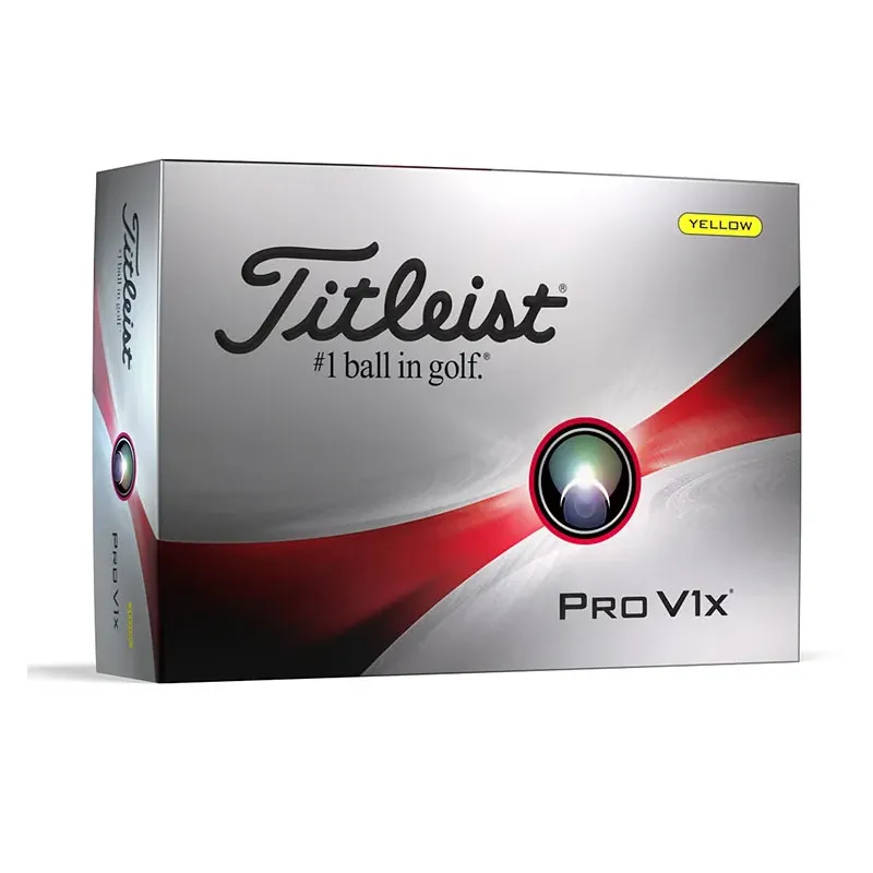 TITLEIST - BALLES DE GOLF PRO V1X 2023 JAUNE