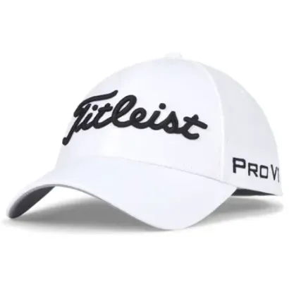 Titleist - Casquette Tour Elite Blanc Noir Homme Golf Plus - 1
