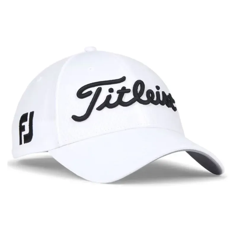 Titleist - Casquette Tour Elite Blanc Noir Homme Golf Plus - 3 Titleist - Casquette Tour Elite Blanc Noir Homme Golf Plus - 3