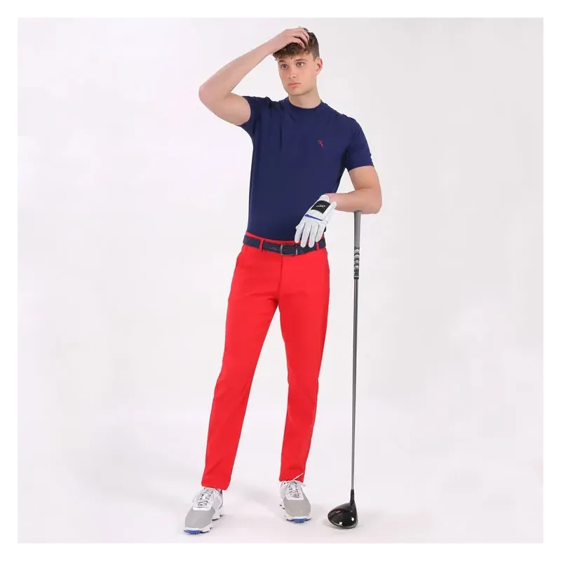 PANTALON SCOTCH POPLINE POCHES BIAIS ROUGE situation