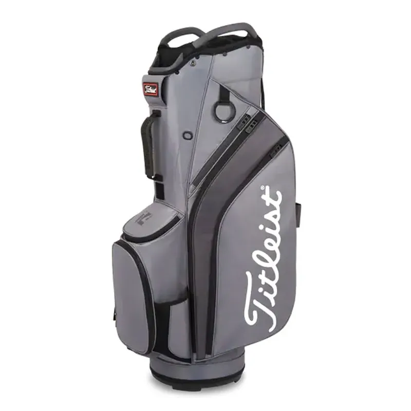 Titleist Sac Cart 14 Anthracite/Gris/Noir Golf Plus Titleist Sac Cart 14 Anthracite/Gris/Noir Golf Plus