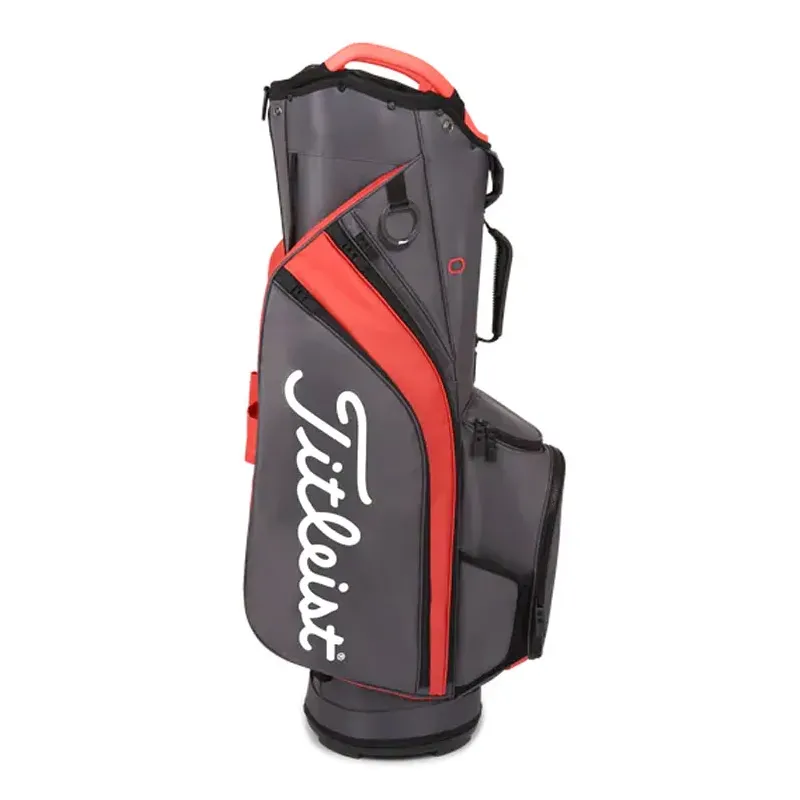 Titleist Sac Cart 14 Gris/Rouge/Noir Golf Plus Titleist Sac Cart 14 Gris/Rouge/Noir Golf Plus