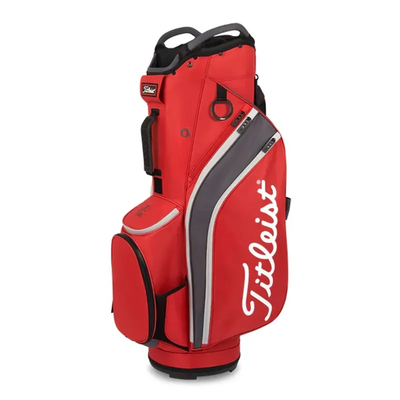 Titleist Sac Cart 14 Rouge Gris Golf Plus Titleist Sac Cart 14 Rouge Gris Golf Plus