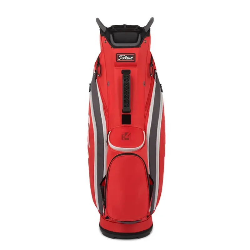 Titleist Sac Cart 14 Rouge Gris Golf Plus Titleist Sac Cart 14 Rouge Gris Golf Plus