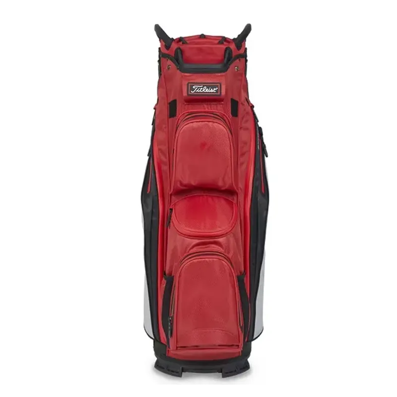 Titleist Sac Cart 14 Stadry Rouge/Gris/Noir Golf Plus Titleist Sac Cart 14 Stadry Rouge/Gris/Noir Golf Plus