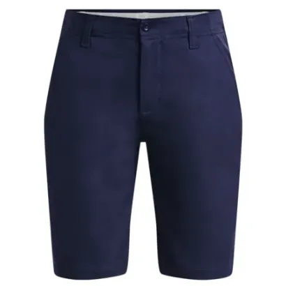 Under Armour - Bermuda Junior Bleu Marine De Face - Golf Plus