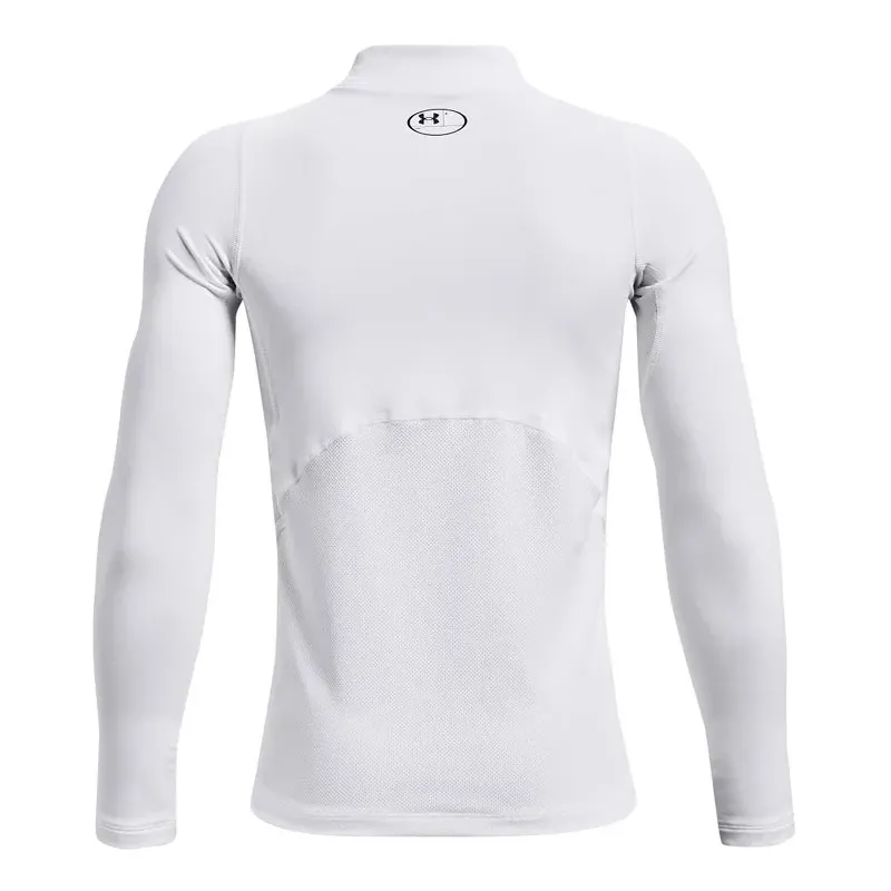 Under Armour - Sous Pull Mock Technique Blanc Enfant Dos - Golf Plus Under Armour - Sous Pull Mock Technique Blanc Enfant Dos - Golf Plus
