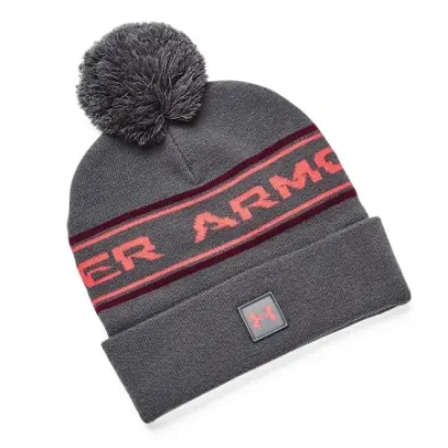 Under Armour - Bonnet Pompom Gris - Golf Plus