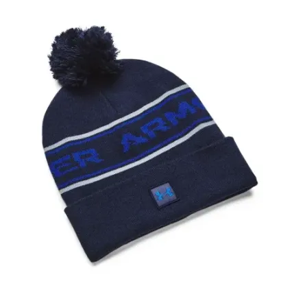Under Armour - Bonnet Pompom Bleu - Golf Plus