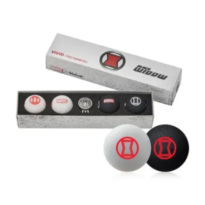 Volvik Coffret Balles Vivid Black Widow Golf Plus
