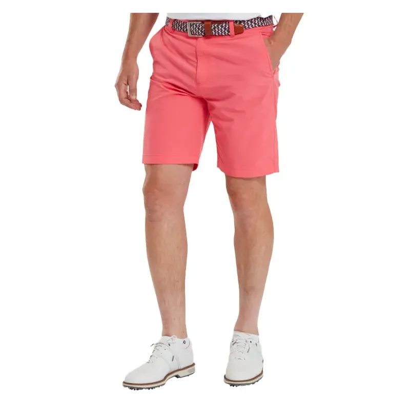 Footjoy - Bermuda Par Léger Uni Corail Porté Face - Golf Plus Footjoy - Bermuda Par Léger Uni Corail Porté Face - Golf Plus