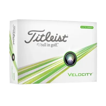 TITLEIST - BALLES VELOCITY VERT