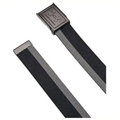 Ceinture Under Armour Webbing Reversible Noir/Gris - Face