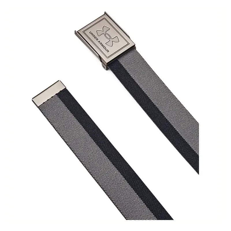 Ceinture Under Armour Webbing Reversible Gris/Noir - Face Ceinture Under Armour Webbing Reversible Gris/Noir - Face