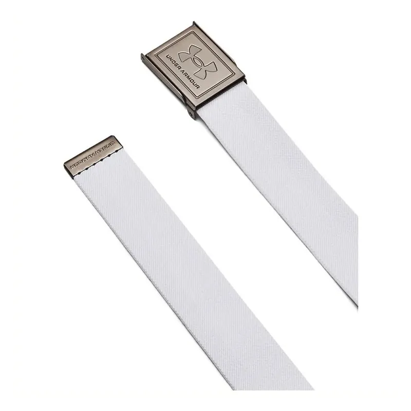 Ceinture Under Armour Webbing Reversible Blanc/Gris - Autre Face Ceinture Under Armour Webbing Reversible Blanc/Gris - Autre Face