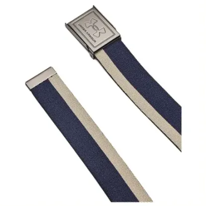 Ceinture Under Armour Webbing Reversible Marine/Kaki - Face