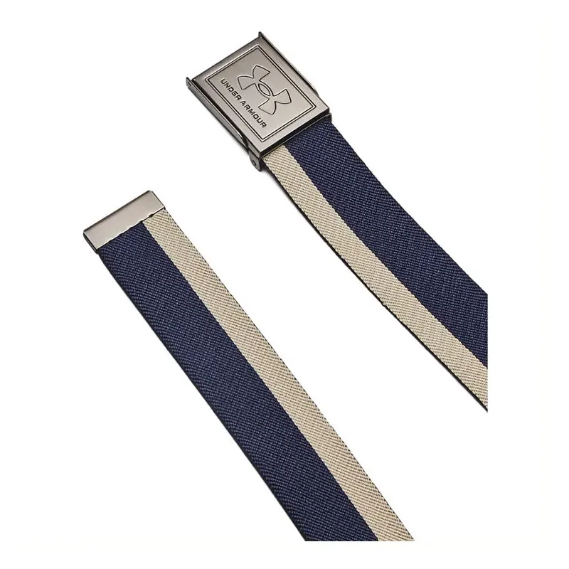 Ceinture Under Armour Webbing Reversible Marine/Kaki - Face