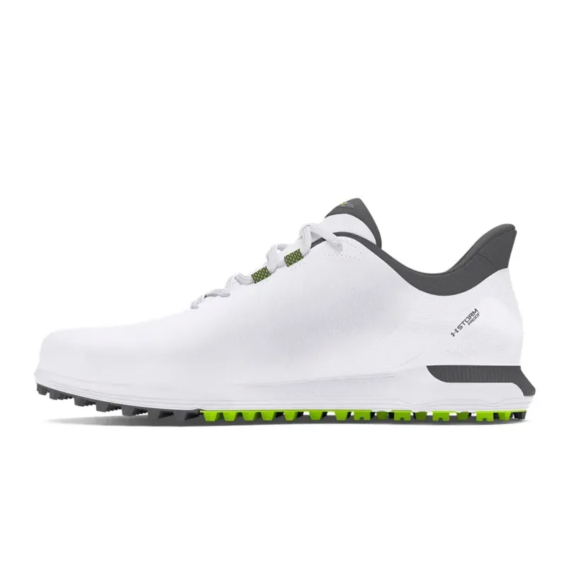 UNDER ARMOUR - CHAUSSURES DRIVE FADE SL BLANC/BLEU/MARINE gauche UNDER ARMOUR - CHAUSSURES DRIVE FADE SL BLANC/BLEU/MARINE gauche