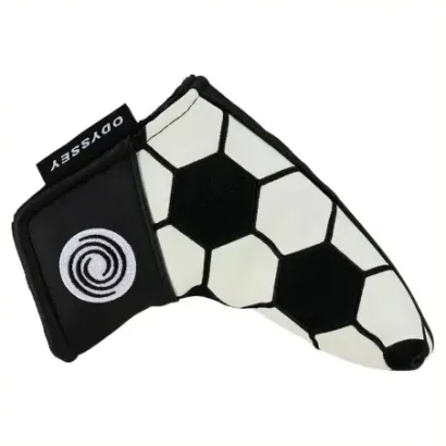 Odyssey - Capuchon de putter FootBall Blade vu de présentation - Golf Plus