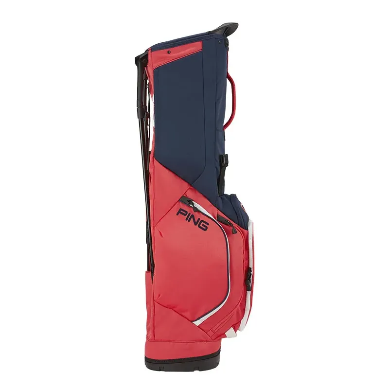 Ping - Sac Hoofer Lite Trepied Bleu/marine/rouge - Golf Plus Ping - Sac Hoofer Lite Trepied Bleu/marine/rouge - Golf Plus