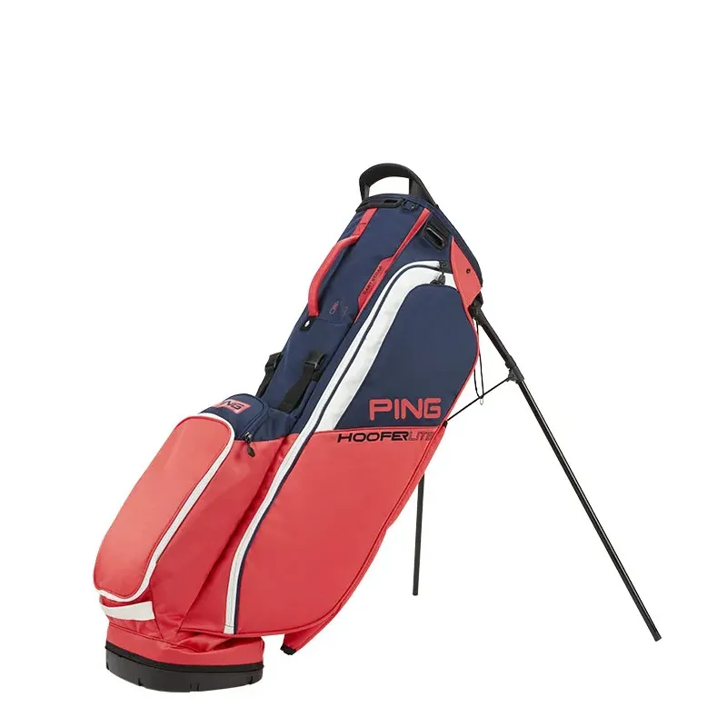 Ping - Sac Hoofer Lite Trepied Bleu/marine/rouge - Golf Plus Ping - Sac Hoofer Lite Trepied Bleu/marine/rouge - Golf Plus