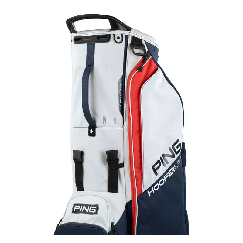 Ping - Sac Hoofer Lite Trepied Bleu/marine/rouge - Golf Plus Ping - Sac Hoofer Lite Trepied Bleu/marine/rouge - Golf Plus