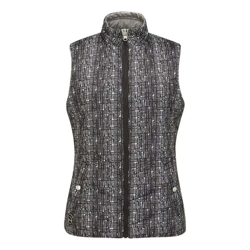 Ping - Gilet Lola Matelassé Réversible Noir Femme