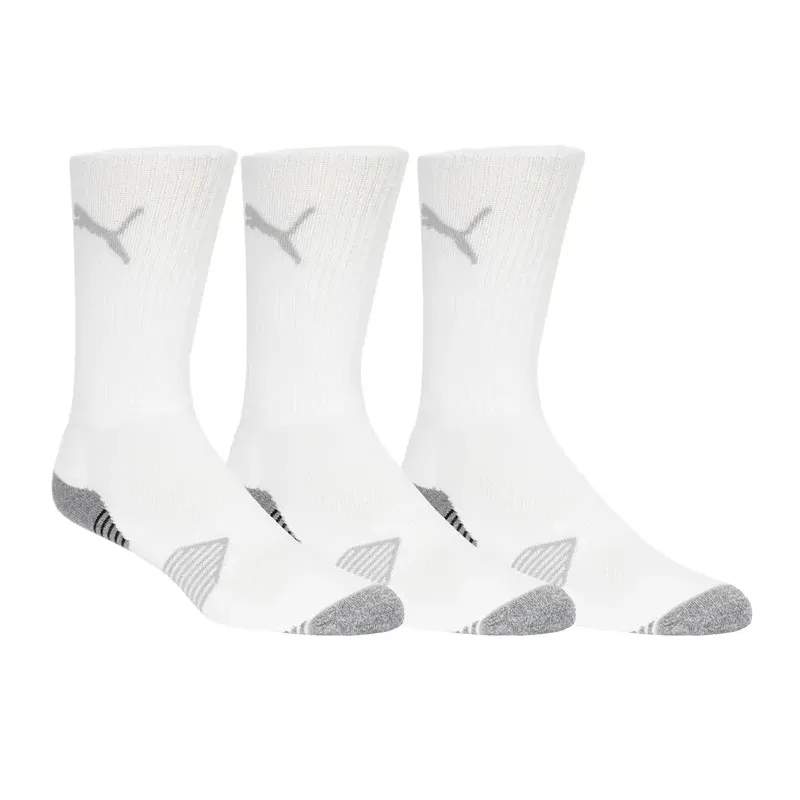 Puma - Pack De 3 Paires De Chaussettes De Golf Essential Crew Cut - Golf Plus Puma - Pack De 3 Paires De Chaussettes De Golf Essential Crew Cut - Golf Plus