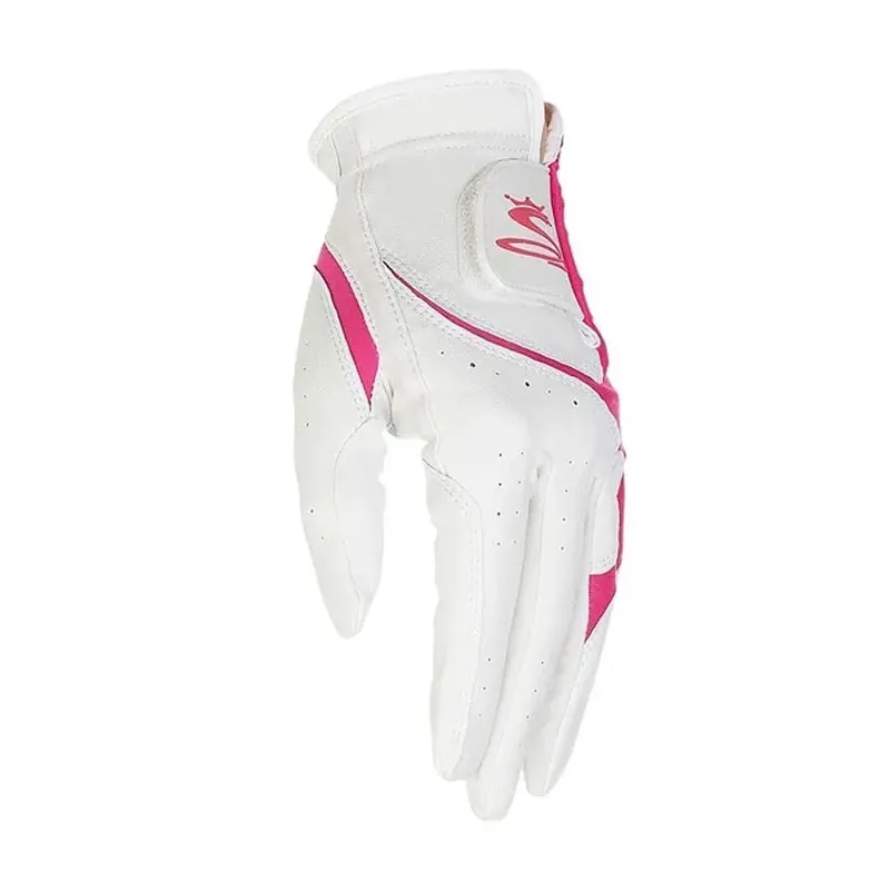 Cobra Gant Femme MicroGrip Flex Blanc Rose Golf Plus