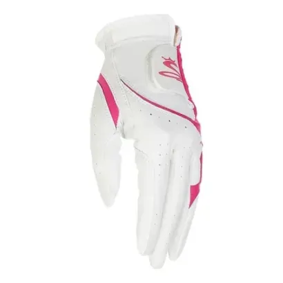 Cobra Gant Femme MicroGrip Flex Blanc Rose Golf Plus