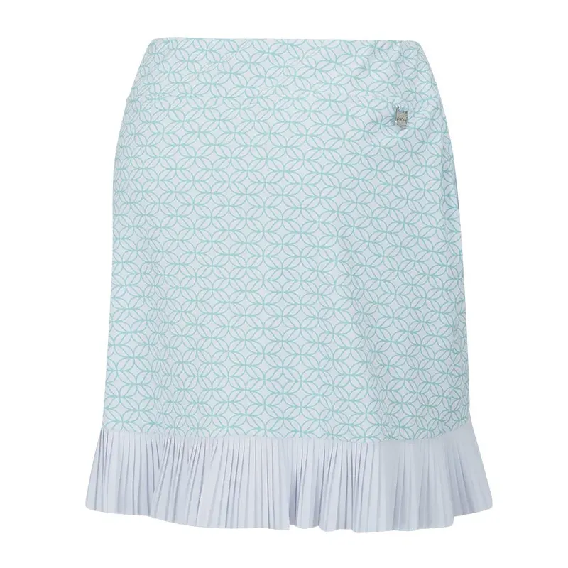 Ping - Jupe Georgia Blanc/turquoise - Golf Plus Ping - Jupe Georgia Blanc/turquoise - Golf Plus