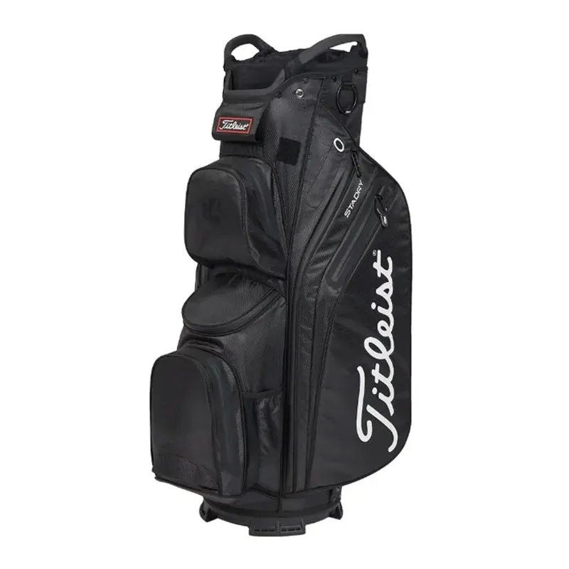 Titleist - Sac Cart 14 Stadry Noir/rouge - Golf Plus Titleist - Sac Cart 14 Stadry Noir/rouge - Golf Plus