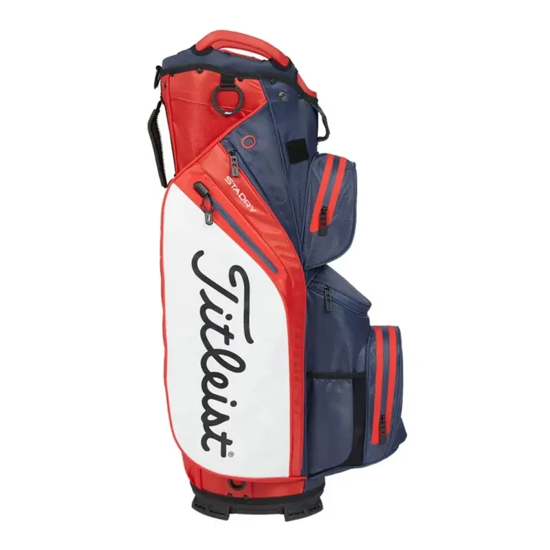 Titleist - Sac Cart 14 Stadry Noir/rouge - Golf Plus Titleist - Sac Cart 14 Stadry Noir/rouge - Golf Plus