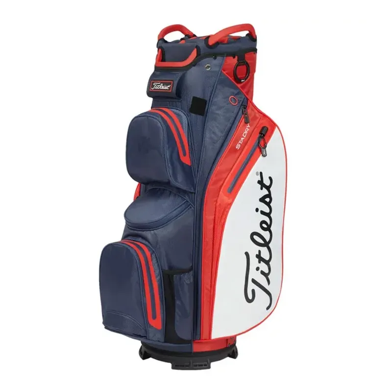 Titleist - Sac Cart 14 Stadry Noir/rouge - Golf Plus Titleist - Sac Cart 14 Stadry Noir/rouge - Golf Plus