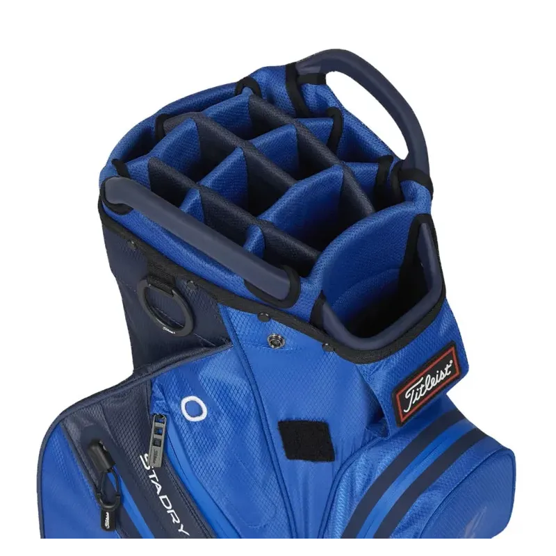 Titleist - Sac Cart 14 Stadry Noir/rouge - Golf Plus Titleist - Sac Cart 14 Stadry Noir/rouge - Golf Plus
