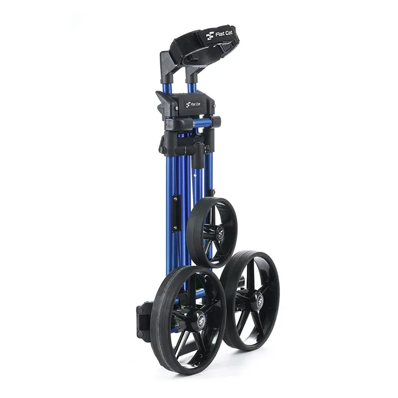 FLAT CAT - CHARIOT GEAR ELECTRIQUE bleu Batterie lithium Fer-Phosphate plie FLAT CAT - CHARIOT GEAR ELECTRIQUE bleu Batterie lithium Fer-Phosphate plie