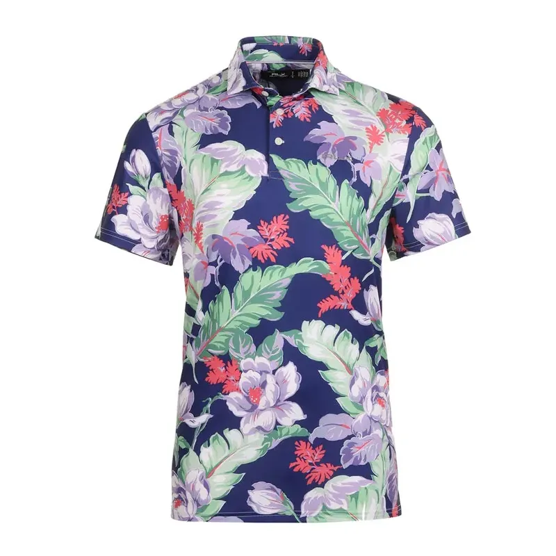 Ralph Lauren - Polo de golf a motif floral Homme