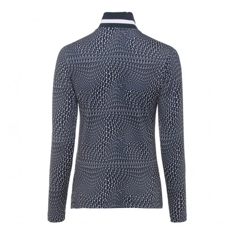 Golfino - Sous Pull 1/2 Zip Imprime G Bleu - Golf Plus Golfino - Sous Pull 1/2 Zip Imprime G Bleu - Golf Plus