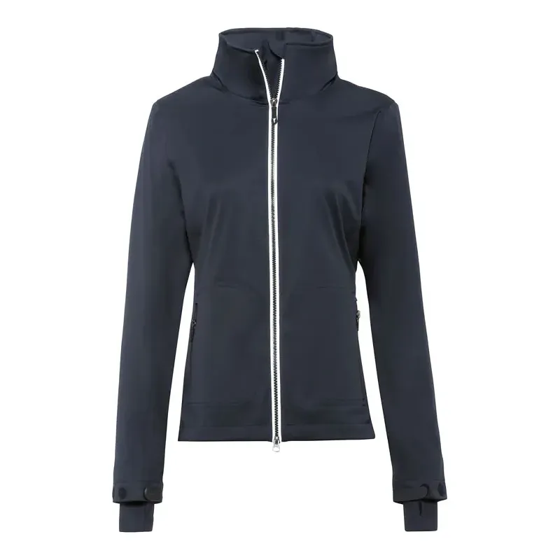 Golfino -  Veste Imperméable De Pluie Chaude Femme Bleu Marine