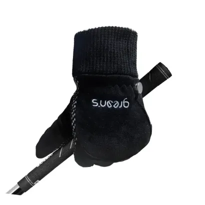 GANT FEMME HIVER AVEC PUCE ET LOGO GREENS SILVER