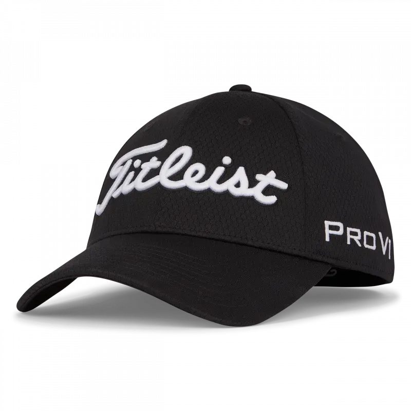 Titleist - Casquette Tour Elite Blanc Noir Homme - Golf Plus