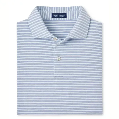 Peter Millar - Polo Rayures Bleu - Golf Plus