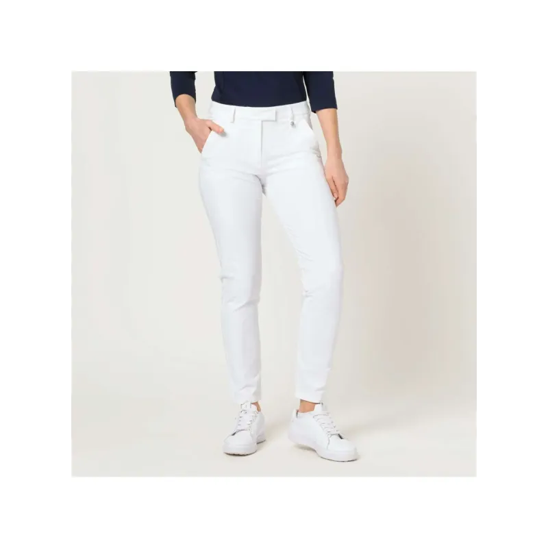 Golfino - Pantalon Sofia Stretch 7/8 Beige Femme - Golf Plus