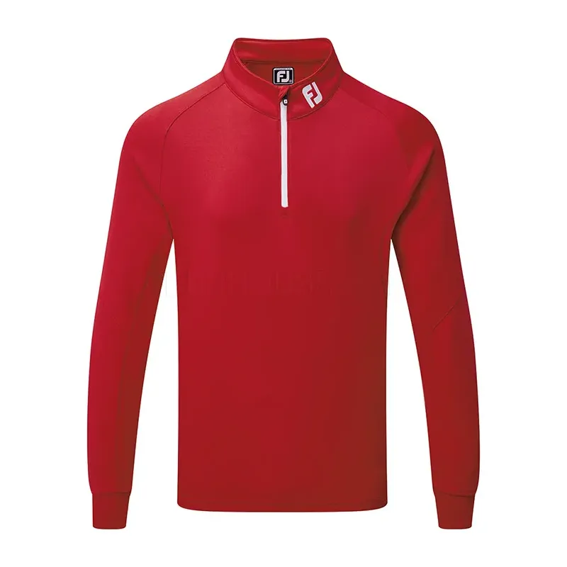 Footjoy - Pull Chill-Out 1/2 Zip Rouge - Golf Plus