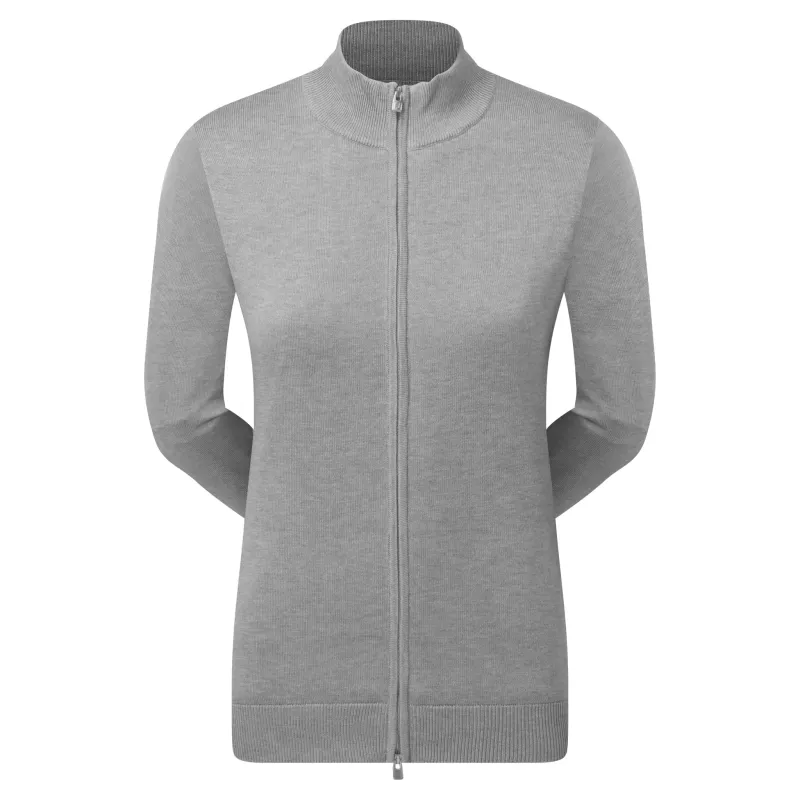 Footjoy - Veste Femme Coupe Vent Full Zip Gris - Golf Plus