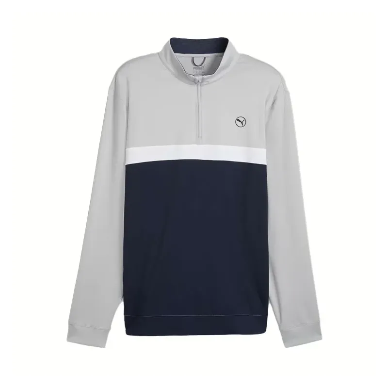 Puma - Sweat 1/2 Bicolore à manches longues Homme