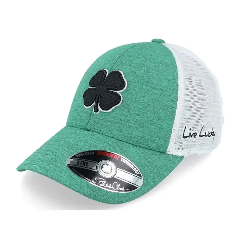 Black Clover - Casquette de Golf vert et noire Perfect Luck