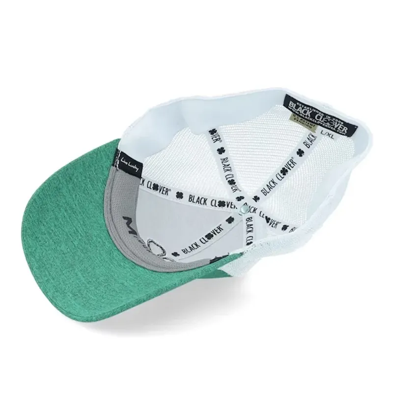 Black Clover - Casquette de Golf vert et noire Perfect Luck Black Clover - Casquette de Golf vert et noire Perfect Luck